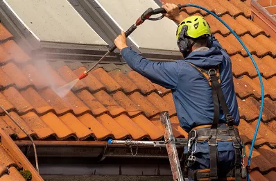 Démoussage et hydrofuge de toiture à Herbéviller